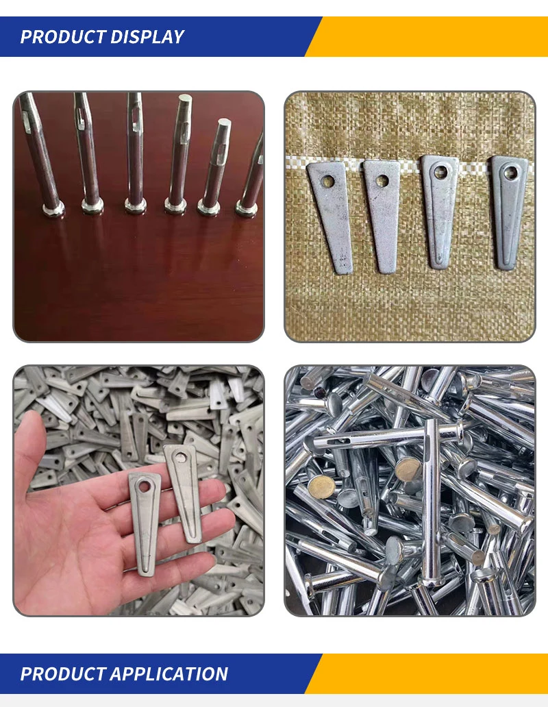Stub Pin and Wedge for Shuttering Aluminum Film Plate Pin Pin Piece
