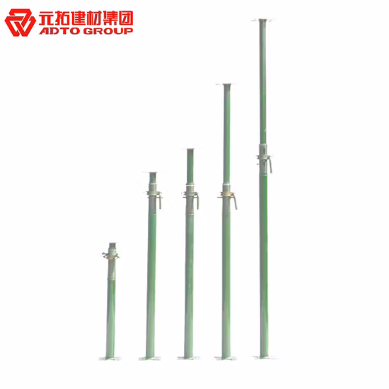 Telescopic Post Scaffolding Galvanized Adjustable Steel Shoring Formwork Scaffold Prop for Construction Building Material