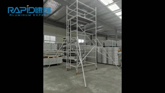 Aluminum Scaffolding Formwork Building Steps Truss Ladder Mobile Tower Scaffold System