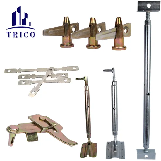 Concrete Formwork Accessories, Aluminum Wedge Pin Stub Pin, Concrete Formwork Hardware Flat Tie