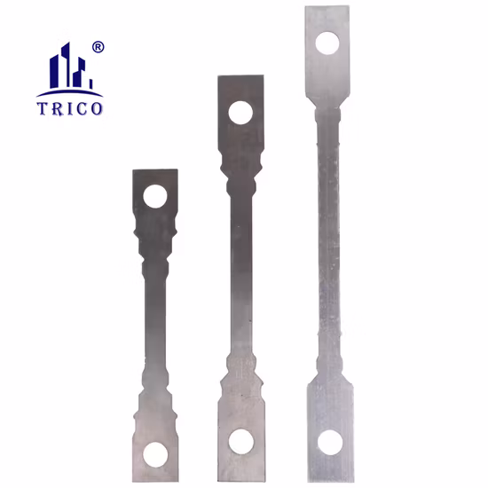 Aluminum Concrete Wall Formwork Accessories Flat Tie and Wedge Pin