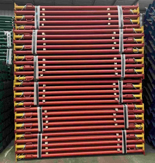Metal Prop Scaffolding Steel Props Galvanized /Steel Pole Support Heavy Duty Adjustable Steel Shoring Props for Construction