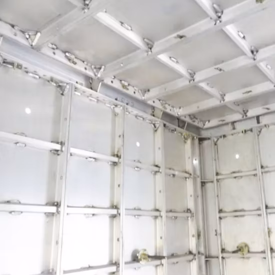 Prefabricated Decorative Curve Formwork Aluminium Slab Formwork Molds for Casting Concrete Structures