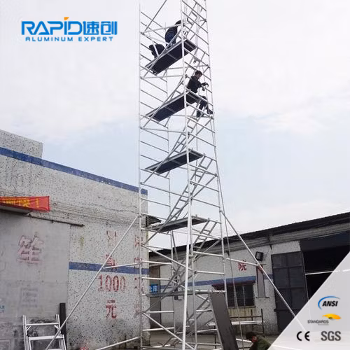 Aluminum Modular Movable Scaffolding Slab Prop Shore Formwork Mobile Tower Building System