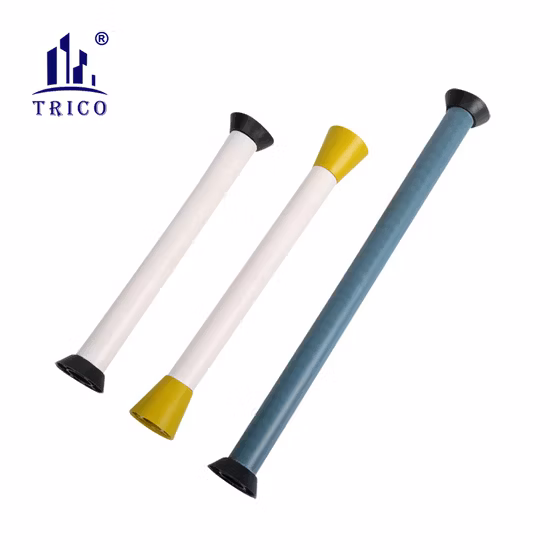 Formwork Tie Rod System PVC Plastic Spacer Tube with Plastic Cone