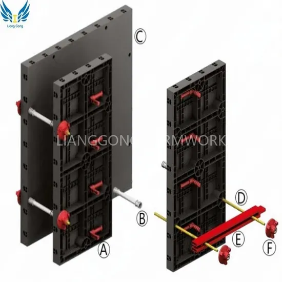 Reusable and Economic Lightweight Plastic Formwork for Concrete Construction/Wall Formwork/Column Formwork